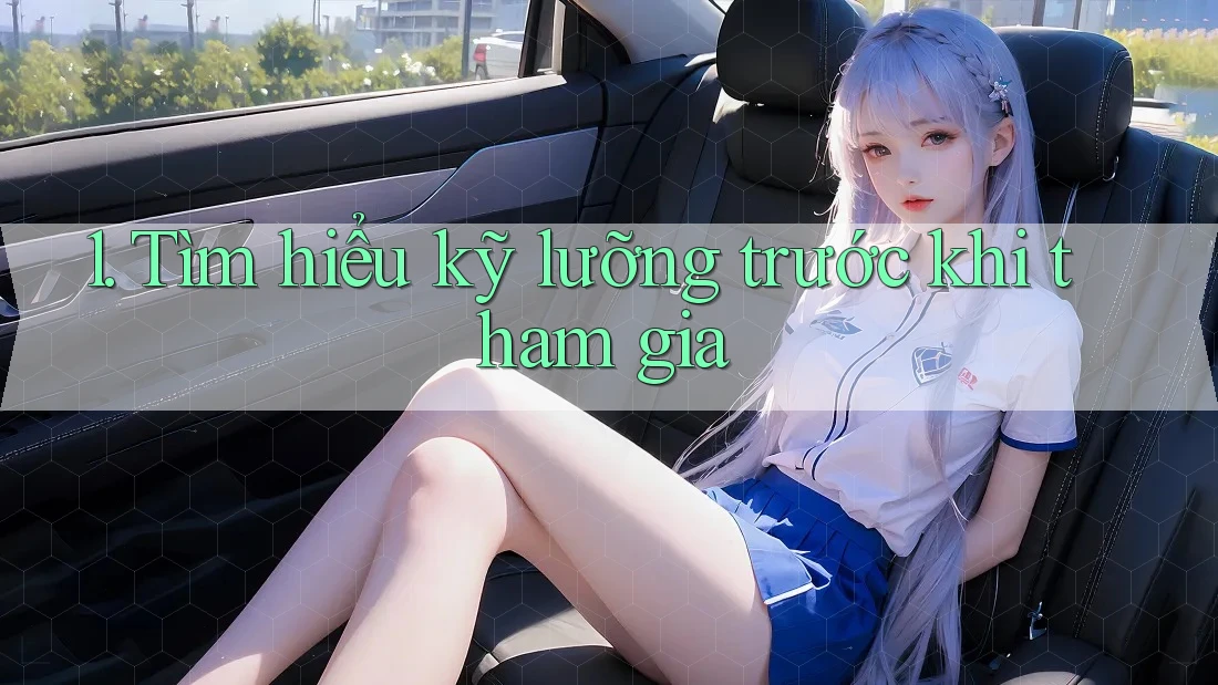 1. Tìm hiểu kỹ lưỡng trước khi tham gia 1. Tìm hiểu kỹ lưỡng trước khi tham gia