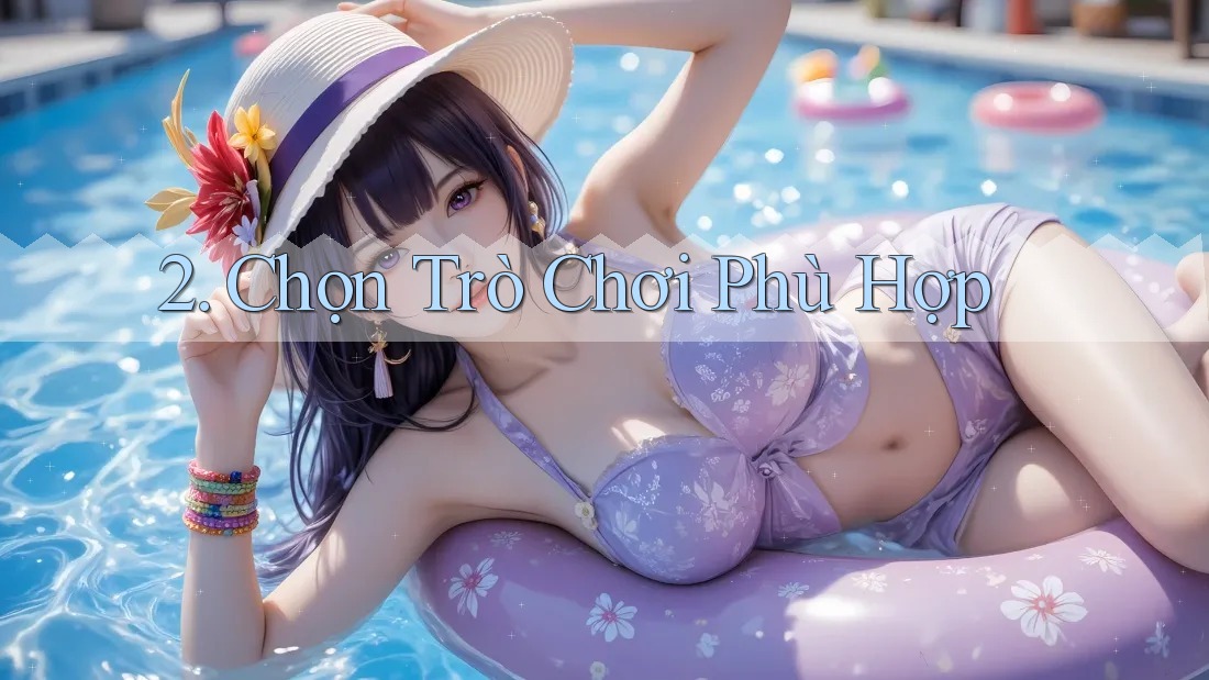 2. Chọn trò chơi phù hợp 2. Chọn trò chơi phù hợp