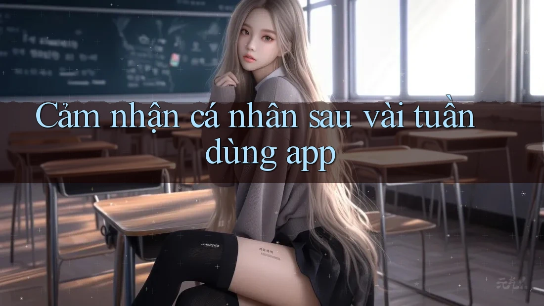 Cảm nhận cá nhân sau vài tuần dùng app