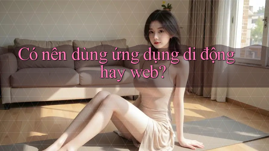 Có nên dùng ứng dụng di động hay web?