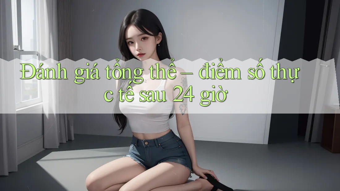 Đánh giá tổng thể – điểm số thực tế sau 24 giờ Đánh giá tổng thể – điểm số thực tế sau 24 giờ