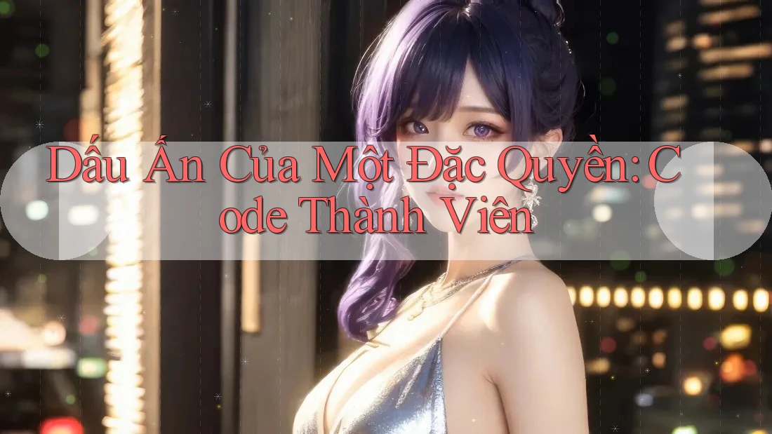 Dấu Ấn Của Một Đặc Quyền: Code Thành Viên Dấu Ấn Của Một Đặc Quyền: Code Thành Viên