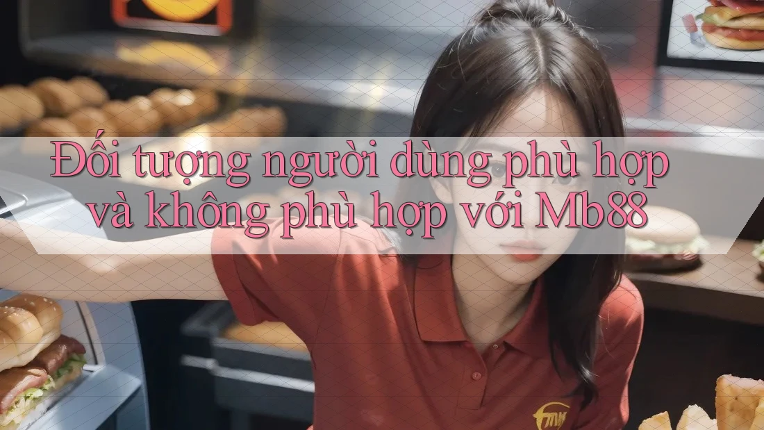 Đối tượng người dùng phù hợp và không phù hợp với mb88