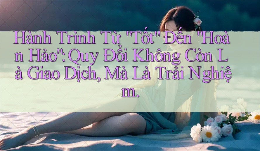 Hành Trình Từ “Tốt” Đến “Hoàn Hảo”: Quy Đổi Không Còn Là Giao Dịch, Mà Là Trải Nghiệm. Hành Trình Từ “Tốt” Đến “Hoàn Hảo”: Quy Đổi Không Còn Là Giao Dịch, Mà Là Trải Nghiệm.