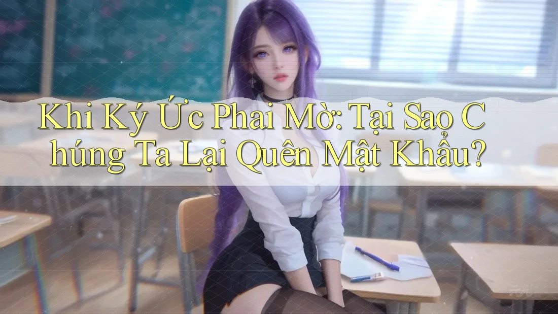 Khi Ký Ức Phai Mờ: Tại Sao Chúng Ta Lại Quên Mật Khẩu? Khi Ký Ức Phai Mờ: Tại Sao Chúng Ta Lại Quên Mật Khẩu?