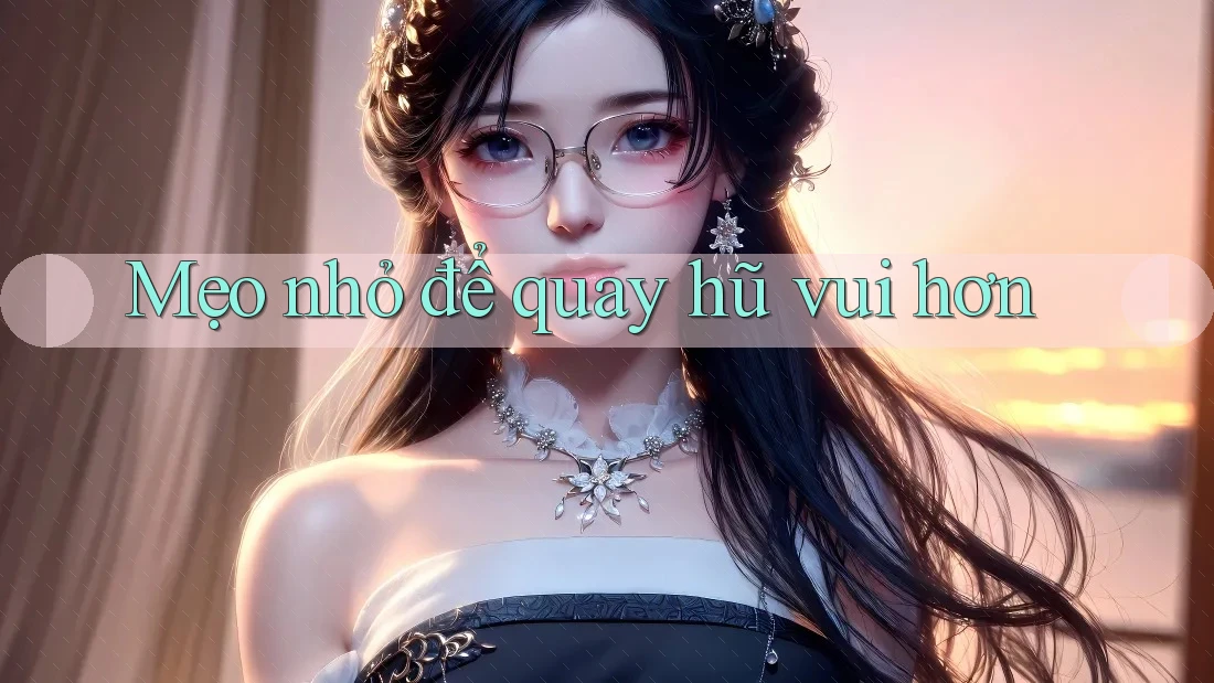 Mẹo nhỏ để quay hũ vui hơn