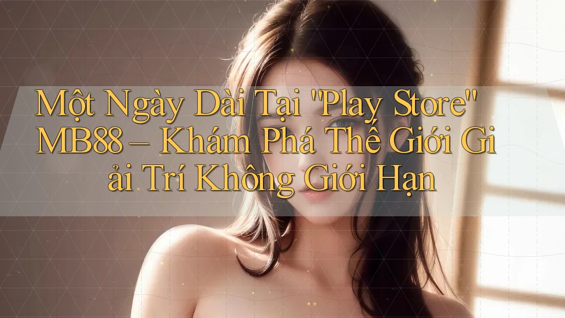 Một Ngày Dài Tại “Play Store” MB88 – Khám Phá Thế Giới Giải Trí Không Giới Hạn Một Ngày Dài Tại “Play Store” MB88 – Khám Phá Thế Giới Giải Trí Không Giới Hạn