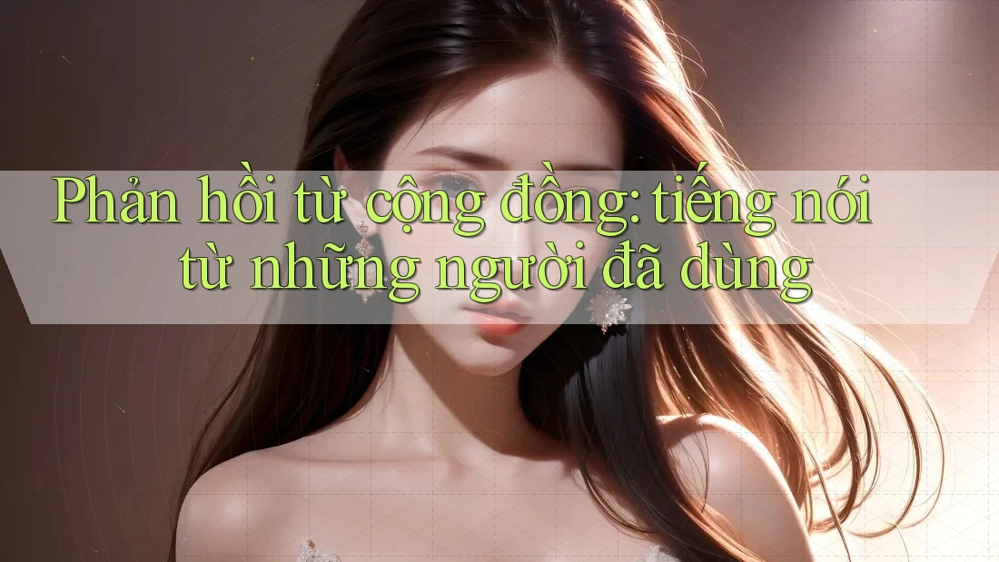 Phản hồi từ cộng đồng: tiếng nói từ những người đã dùng Phản hồi từ cộng đồng: tiếng nói từ những người đã dùng