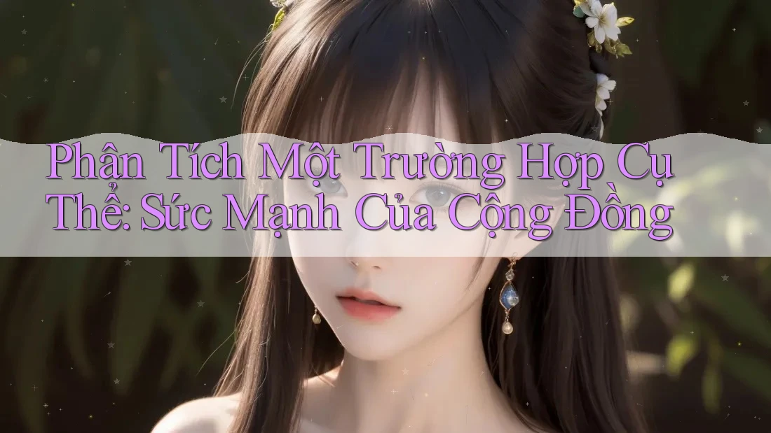 Phân Tích Một Trường Hợp Cụ Thể: Sức Mạnh Của Cộng Đồng Phân Tích Một Trường Hợp Cụ Thể: Sức Mạnh Của Cộng Đồng