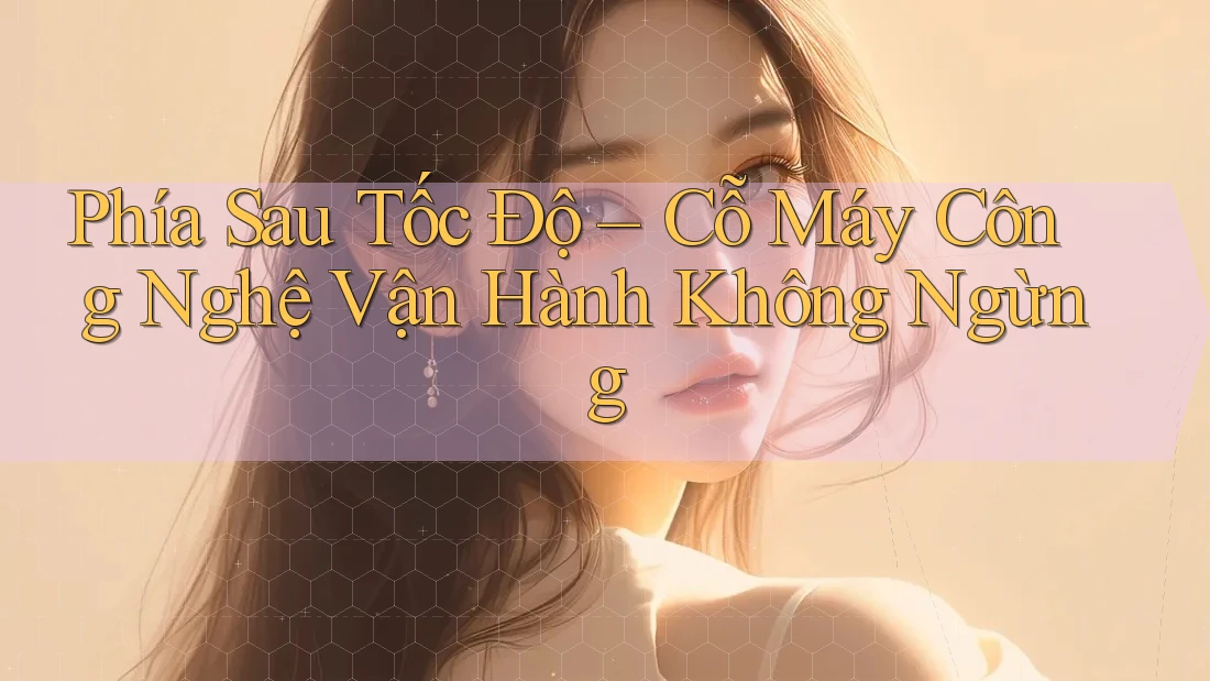 Phía Sau Tốc Độ – Cỗ Máy Công Nghệ Vận Hành Không Ngừng Phía Sau Tốc Độ – Cỗ Máy Công Nghệ Vận Hành Không Ngừng