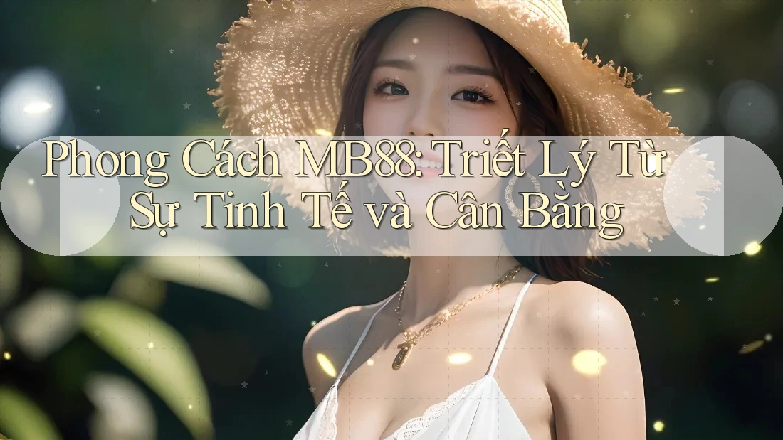 Phong Cách MB88: Triết Lý Từ Sự Tinh Tế và Cân Bằng