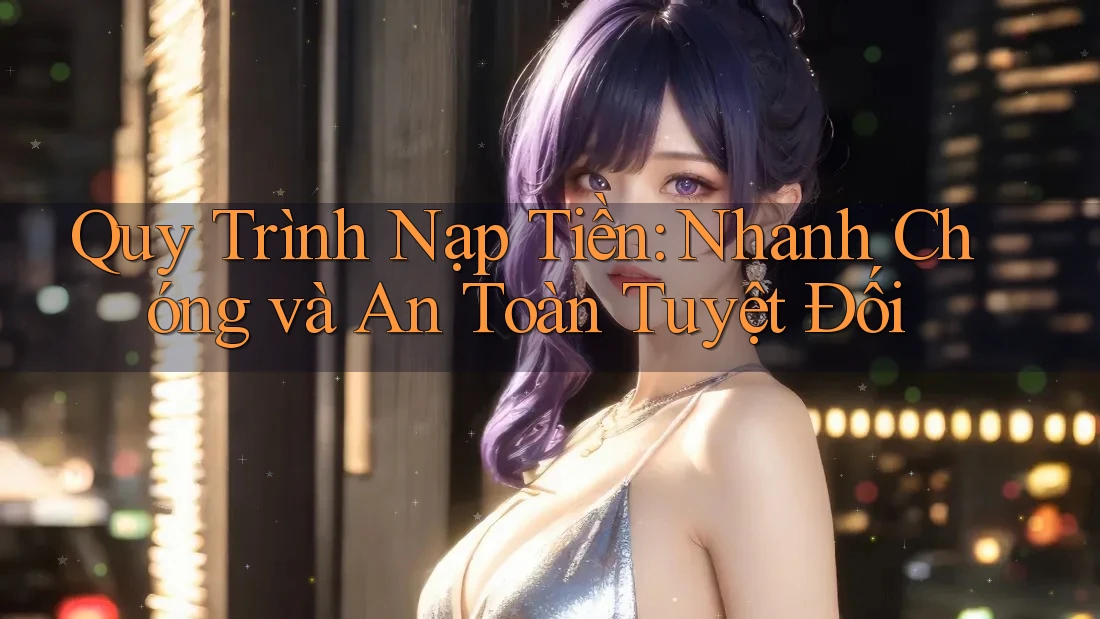 Quy Trình Nạp Tiền: Nhanh Chóng và An Toàn Tuyệt Đối