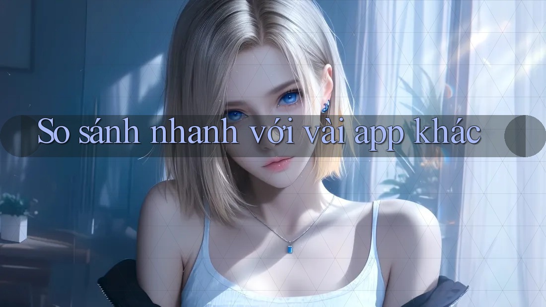 So sánh nhanh với vài app khác So sánh nhanh với vài app khác