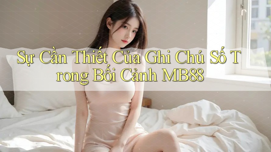 Sự Cần Thiết Của Ghi Chú Số Trong Bối Cảnh MB88 Sự Cần Thiết Của Ghi Chú Số Trong Bối Cảnh MB88