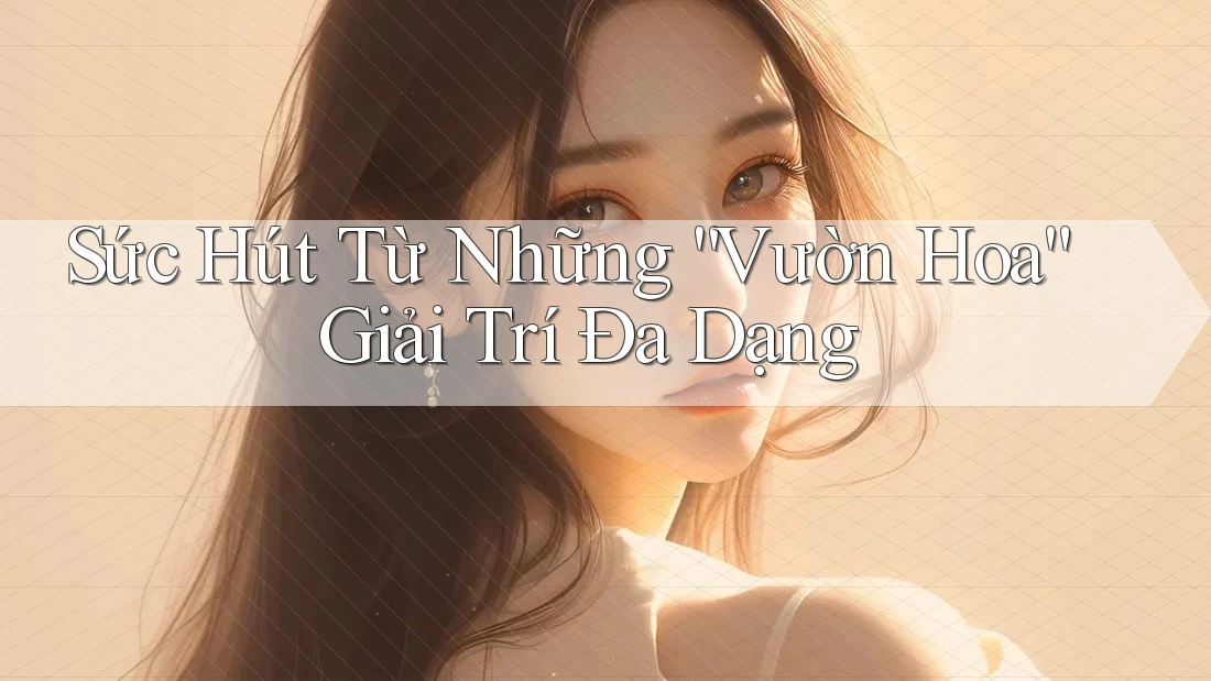 Sức Hút Từ Những “Vườn Hoa” Giải Trí Đa Dạng Sức Hút Từ Những “Vườn Hoa” Giải Trí Đa Dạng
