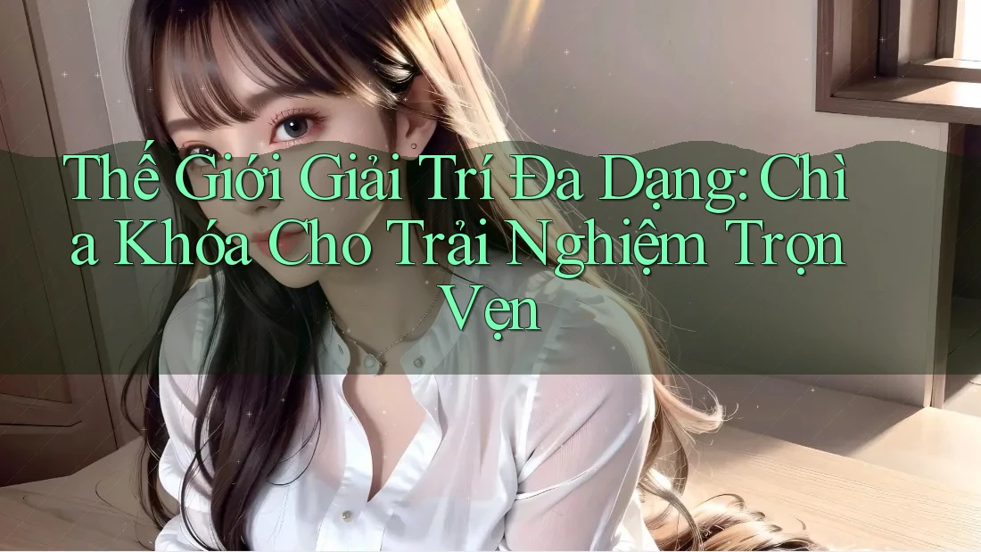 Thế Giới Giải Trí Đa Dạng: Chìa Khóa Cho Trải Nghiệm Trọn Vẹn Thế Giới Giải Trí Đa Dạng: Chìa Khóa Cho Trải Nghiệm Trọn Vẹn
