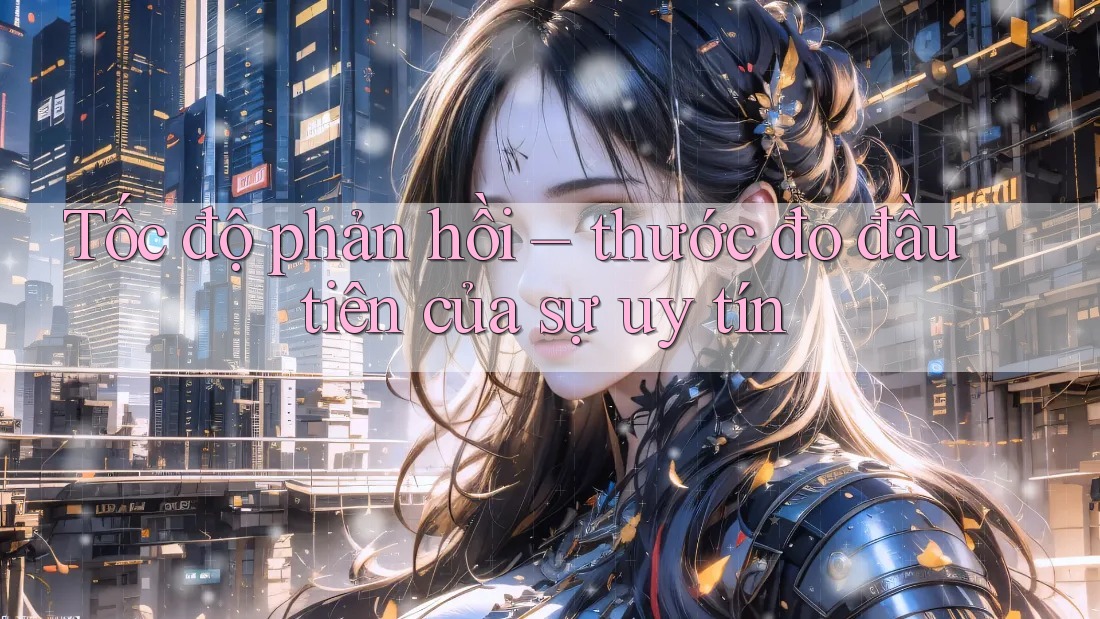 Tốc độ phản hồi – thước đo đầu tiên của sự uy tín Tốc độ phản hồi – thước đo đầu tiên của sự uy tín