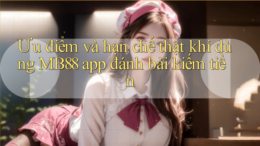 Ưu điểm và hạn chế thật khi dùng MB88 app đánh bài kiếm tiền