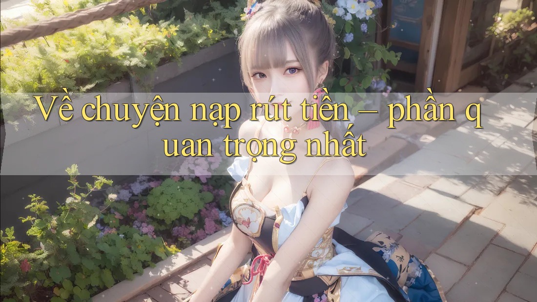Về chuyện nạp rút tiền – phần quan trọng nhất